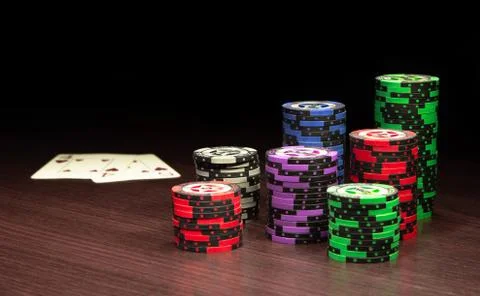 Poker chips Stock Photos