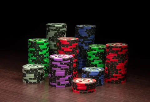 Poker chips Stock Photos
