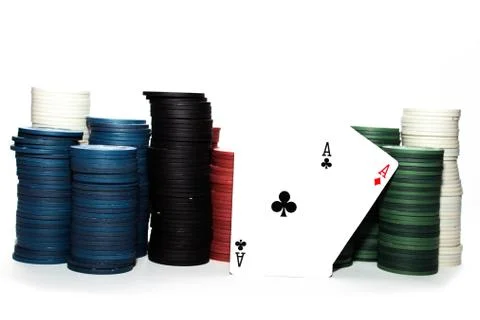 Poker chips Stock Photos