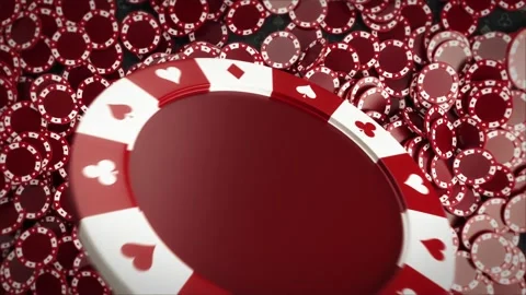 Poker Chips Pile 2 Stock Footage 236628179