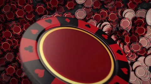 Poker Chips Pile 4 Stock Footage 236628330
