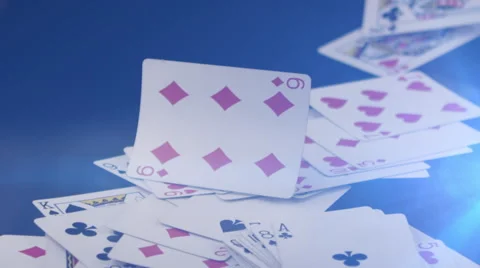 Poker deck Video stock 60984200