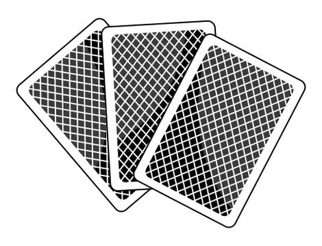 Poker face idiom Illustrazione stock
