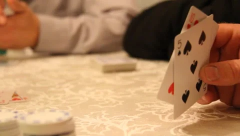 Poker Game 0573 Stock Footage 1007010