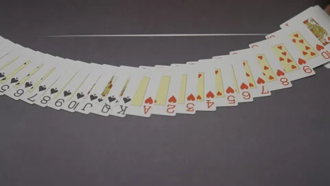 Poker game on a grey table Stock Footage 199200293