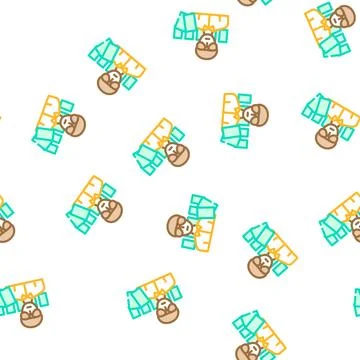 Poker game vector seamless pattern color Stock Illustration