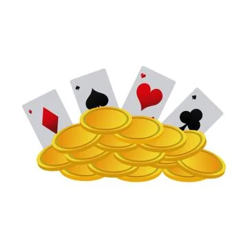 Poker games and elements イラスト素材