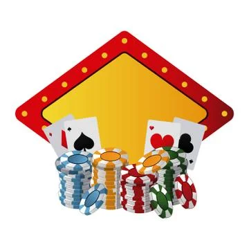 Poker games and elements 스톡 일러스트