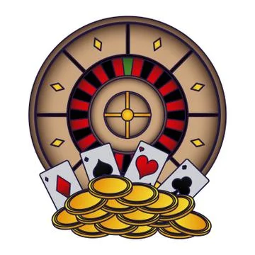 Poker games and elements イラスト素材