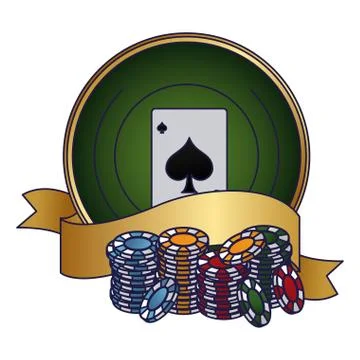 Poker games and elements イラスト素材