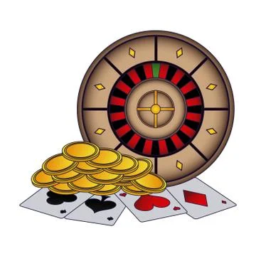 Poker games and elements 스톡 일러스트