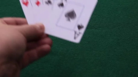 Poker Hand - Four Aces Stockbeeldmateriaal 59146218