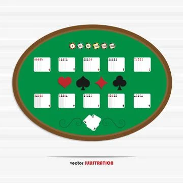 Poker Stock Illustration