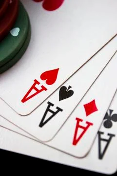 Poker night Stock Photos