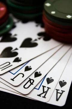Poker night Stock Photos