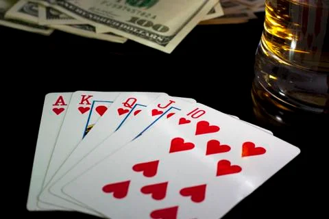 Poker night Stock Photos