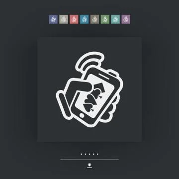 Poker online Stock Illustration