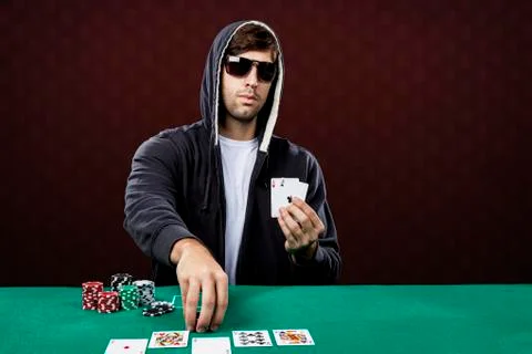 Poker player Stock Photos
