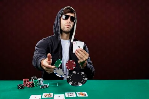 Poker player Stock Photos