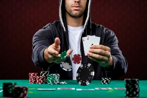 Poker player Stock Photos
