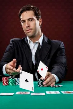 Poker player Stock Photos