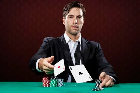 Poker player Stock Photos