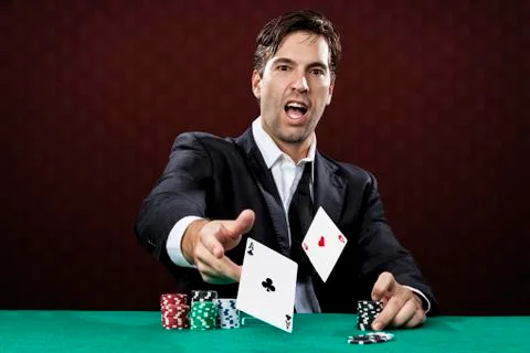 Poker player Stock Photos