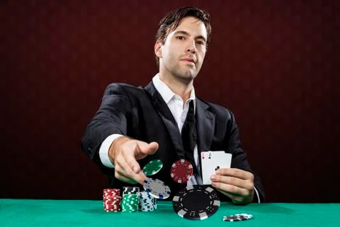 Poker player Stock Photos