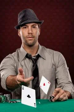 Poker player Stock Photos