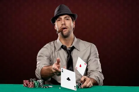 Poker player Stock Photos