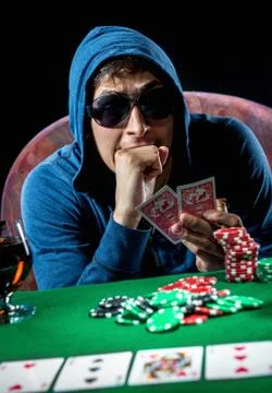 Poker player Stock Photos