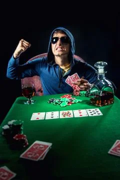 Poker player Stock Photos