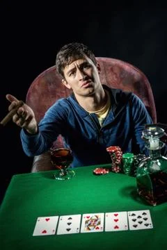 Poker player Stock Photos
