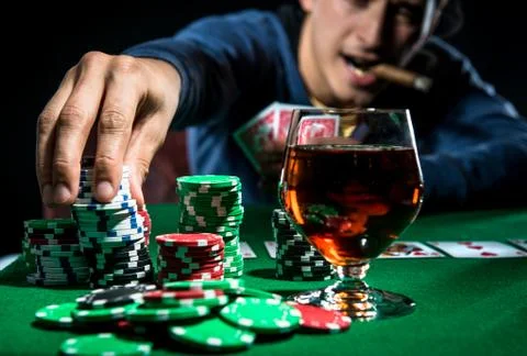 Poker player Stock Photos