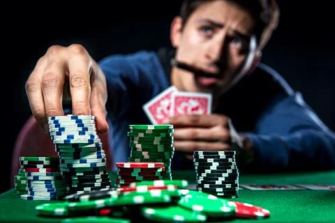 Poker player Stock Photos