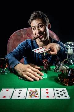 Poker player Stock Photos