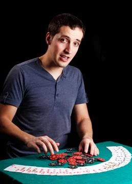 Poker player Stock Photos