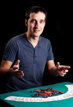 Poker player Stock Photos