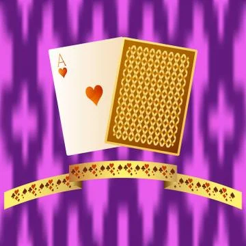 Poker playing cards Stock Illustration