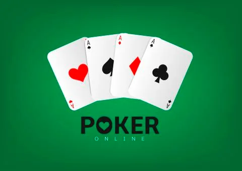 Poker playing cards Stock Illustration