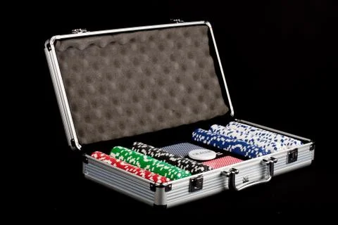 Poker Playing Set Stock Photos