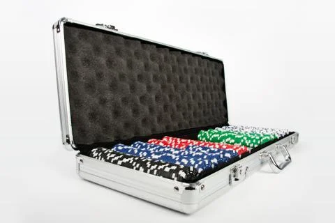 Poker Playing Set Stock Photos