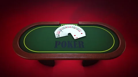 Poker table Stock Footage 303209163