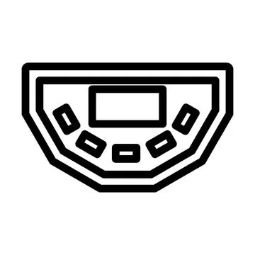 Poker Table Icon Stock Illustration