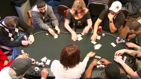 Poker Tournament Stock Footage