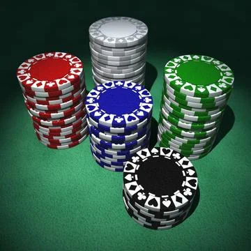 PokerChips_C4D 3D Model