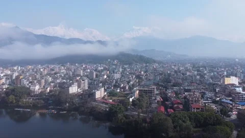 Pokhara Lake side 3 库存影片 195710119