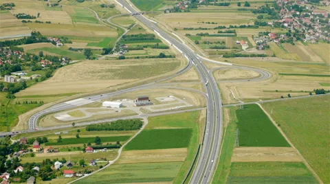 Poland aerial view Stock Footage 40054496