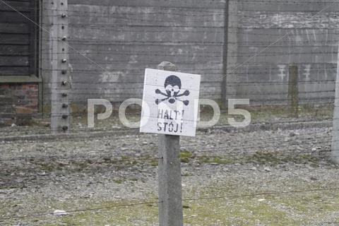 Poland auschwitz Stock Photos