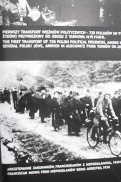 Poland auschwitz Stock Photos